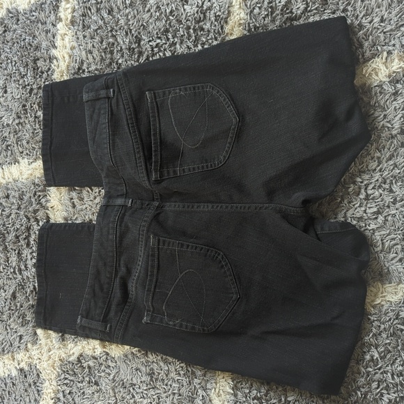 Chicos Platinum Black Denim Jeans Size 3 Short / 16 - Picture 3 of 7